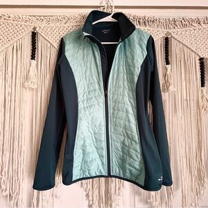 Turquoise running/hiking jacket